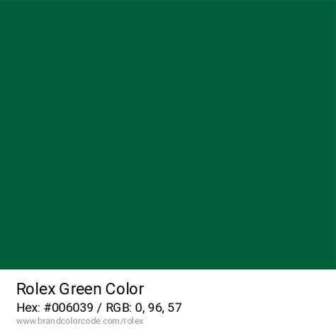 rolex green hex code|rolex color scheme.